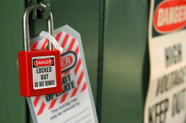 Lockout Tagout Lock Tag Safety Sign
